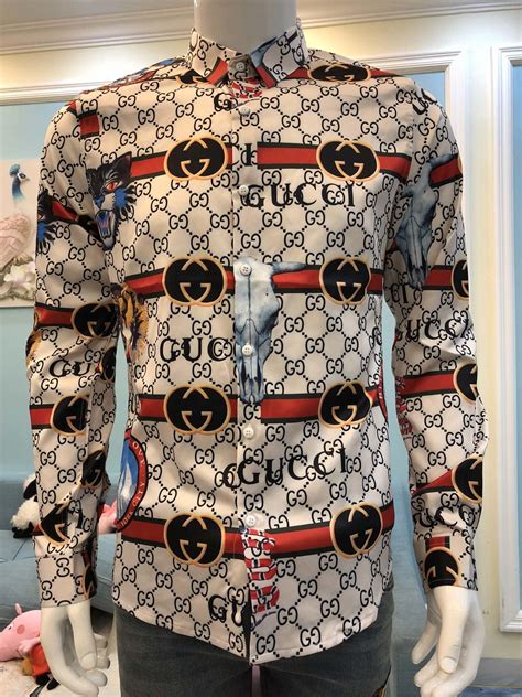 gucci brand shirt|Gucci shirt for man.